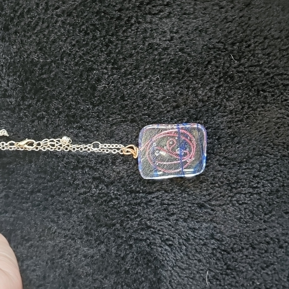 Handmade resin necklace